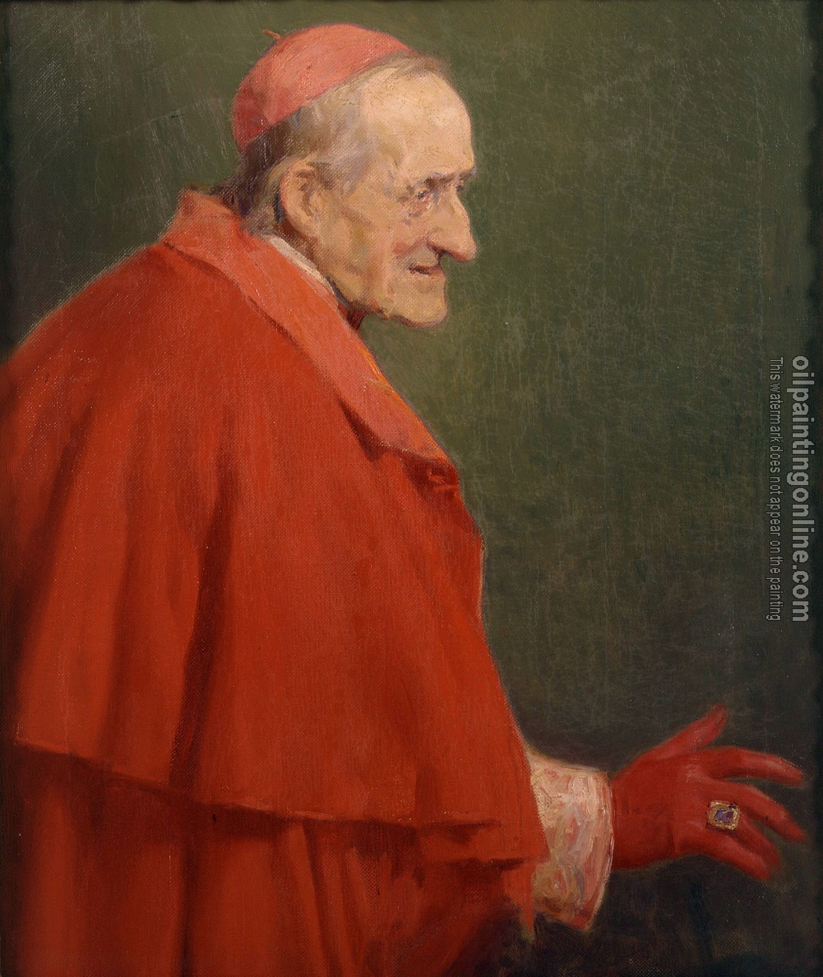 Jose Benlliure y Gil - Cardenal romano